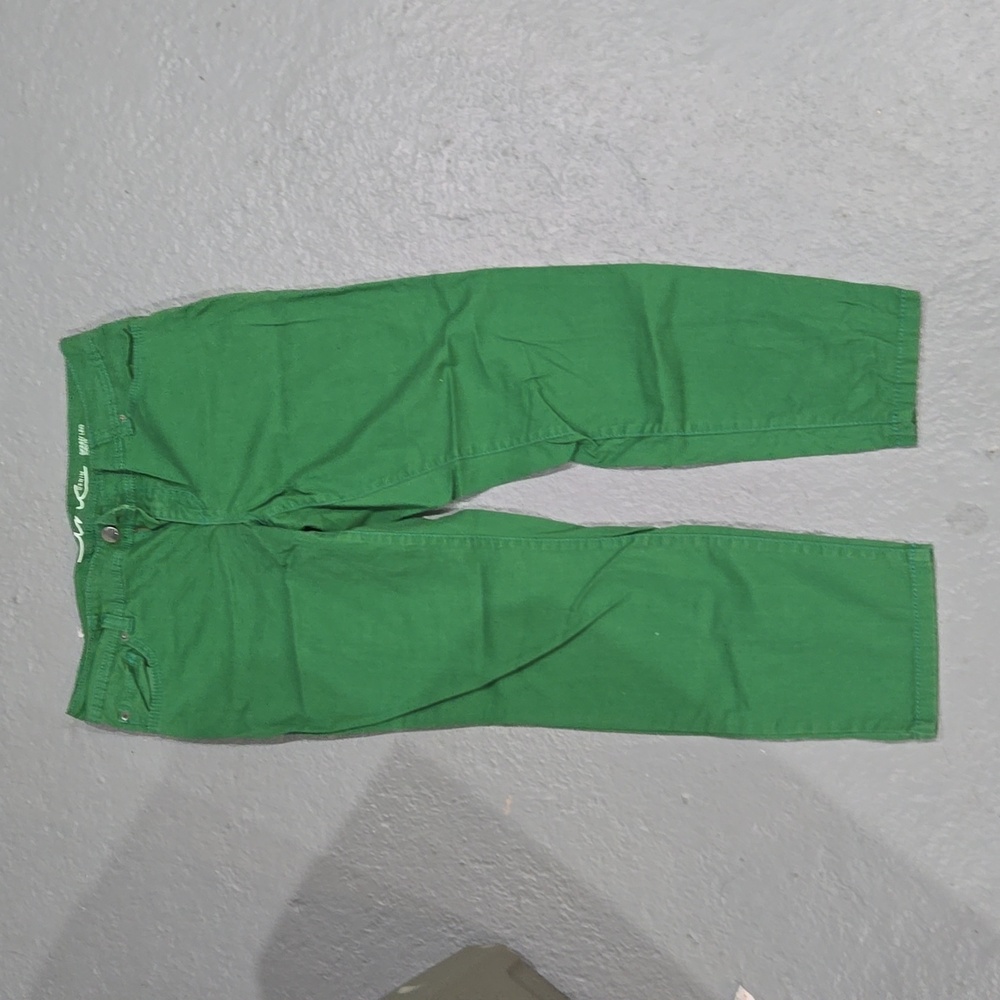 INC green denim jeans size 12